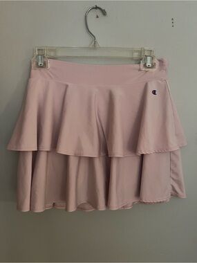 Champion Light Pink Double-Layer Skater Skirt